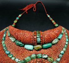 Load image into Gallery viewer, Big Old Coral Necklace From Ladakh - the ladakh art palace