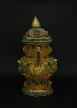 Load image into Gallery viewer, Gold Plated Filigree Teapot - the ladakh art palace