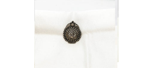 Pure Silver Peacock Brooch and Pendant - the ladakh art palace