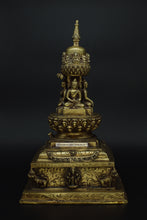 Load image into Gallery viewer, Brass Buddha Stupa - the ladakh art palace