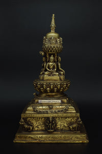 Brass Buddha Stupa - the ladakh art palace
