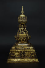 Load image into Gallery viewer, Brass Buddha Stupa - the ladakh art palace