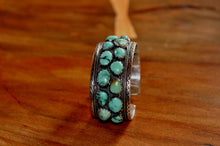 Load image into Gallery viewer, Turquoise and silver bangle. - the ladakh art palace