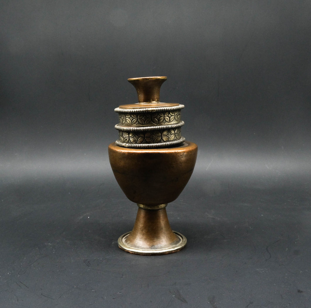 Old Vintage Copper Inkpot - the ladakh art palace