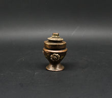Load image into Gallery viewer, Old Vintage Copper Inkpot with Flower - the ladakh art palace