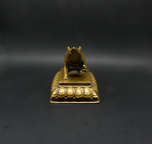 Ganeshji's Mouse In Brass - the ladakh art palace