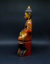Load image into Gallery viewer, Shakyamuni Wooden Buddha Statue - the ladakh art palace
