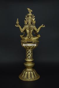 Brass Tara Devi Diya - the ladakh art palace