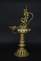 Brass Tara Devi Diya - the ladakh art palace