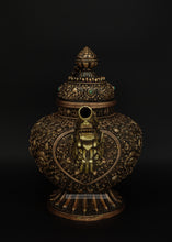 Load image into Gallery viewer, Brass Hand Carved Teapot - the ladakh art palace